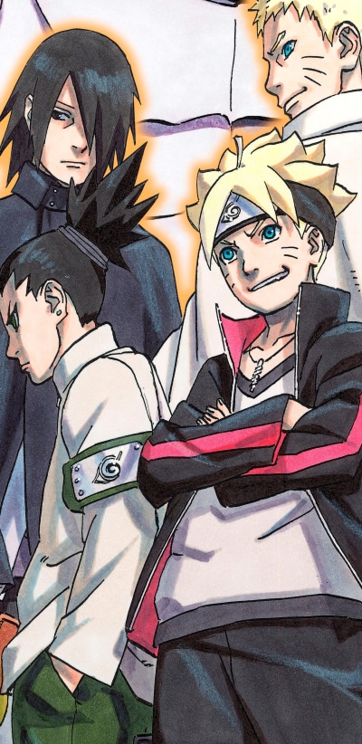Anime Boruto, Naruto Uzumaki, Boruto Uzumaki, Sarada Uchiha, 1440x2960
