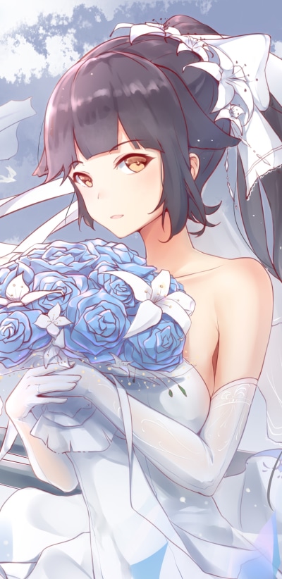 Anime Azur Lane, Takao (Azur Lane), 1440x2960