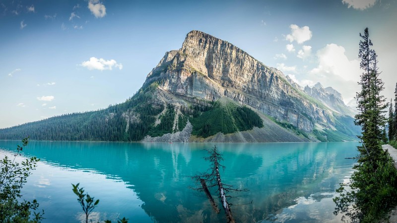 Lake Louise, 4k, Сanada, travel, mountain