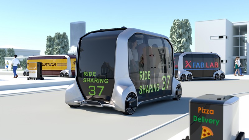 Toyota E-Palette, CES 2018, 4k