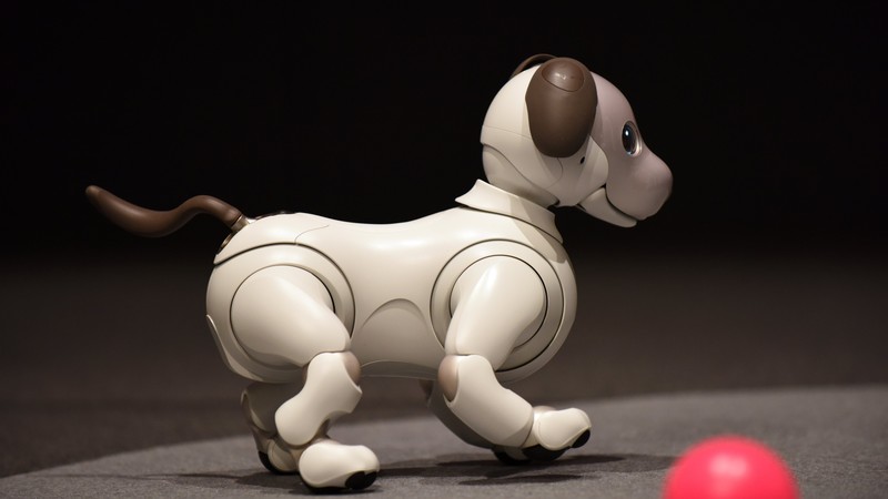 Sony Aibo, CES 2018, robot, dog, 4K
