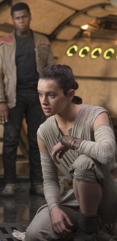 Movie Star Wars Episode VII: The Force Awakens, Daisy Ridley, John Boyega, Rey (Star Wars), Finn (Star Wars), 1440x2960