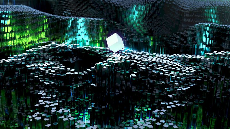 cube, shapes, volume, 3d, 4k