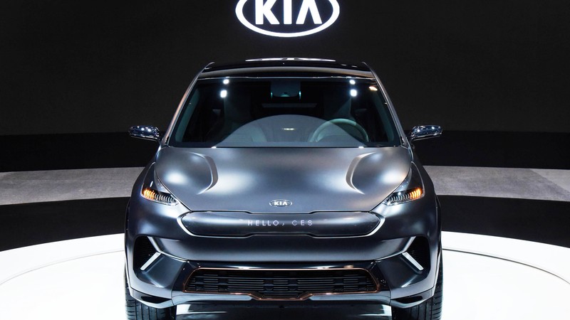 Kia Niro EV, CES 2018, electric car, 4k