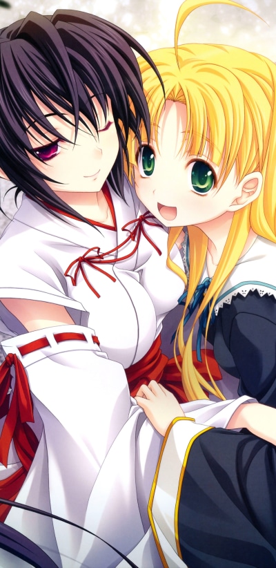 Anime High School DxD, Asia Argento (High School DxD), Akeno Himejima, 1440x2960
