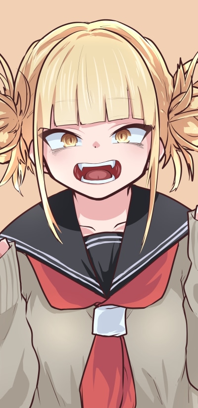 Anime My Hero Academia, Himiko Toga, 1440x2960