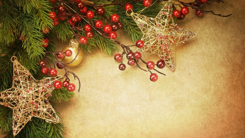 Christmas, New Year, decoration, fir-tree, 4K