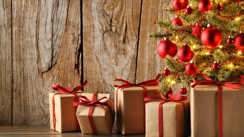 Christmas, New Year, gifts, 4k