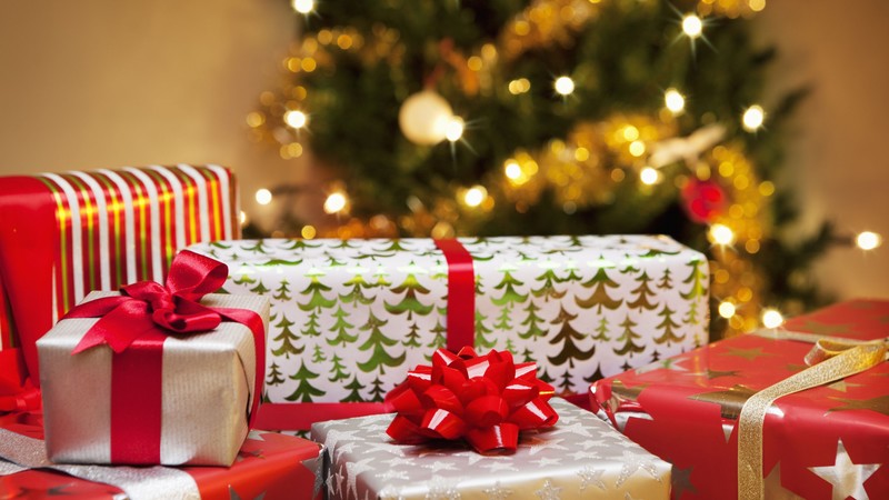 Christmas, New Year, gifts, 4k