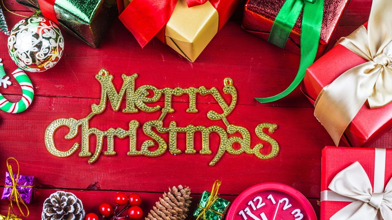 Christmas, New Year, gifts, 4k