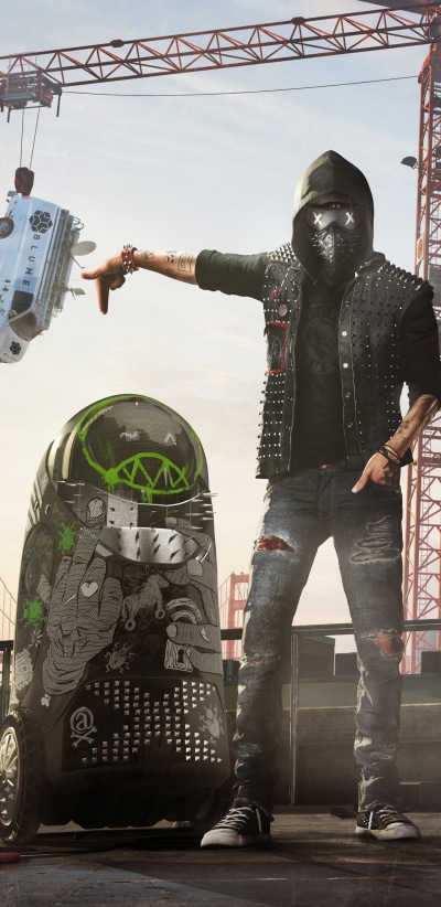 Video Game Watch Dogs 2, 1440x2960
