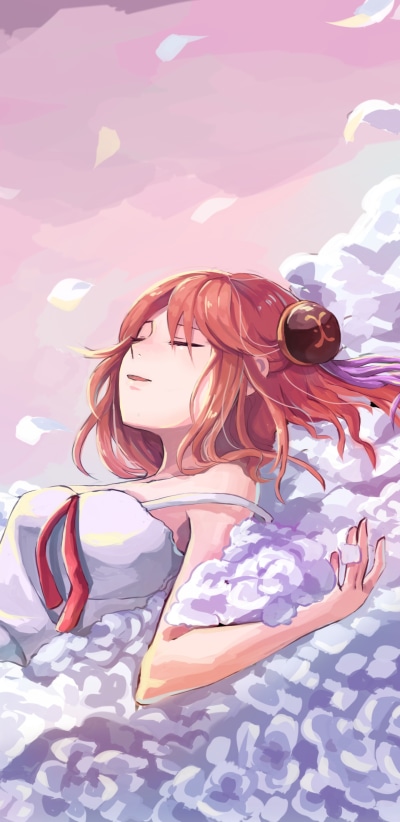 Anime Gintama, Kagura (Gintama), 1440x2960