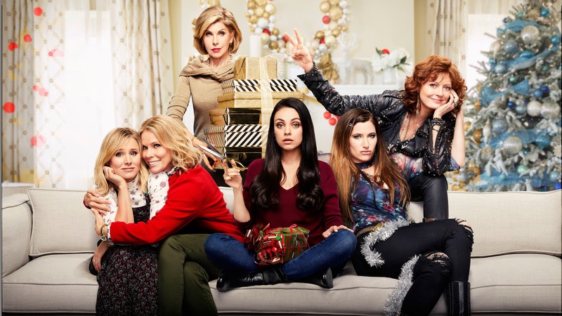 A Bad Moms Christmas, Mila Kunis, Kristen Bell, Kathryn Hahn, 4K