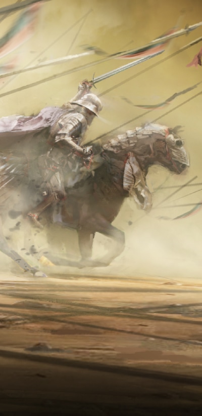 Fantasy Knight, Horse, Armor, Warrior, 1440x2960