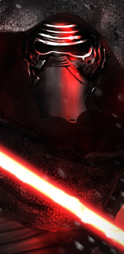 Movie Star Wars Episode VII: The Force Awakens, Star Wars, Kylo Ren, 1440x2960