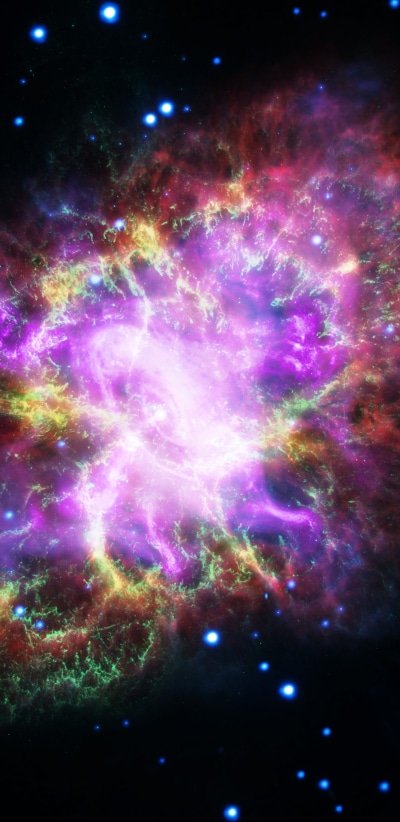 Sci Fi Nebula, Crab Nebula, 1440x2960