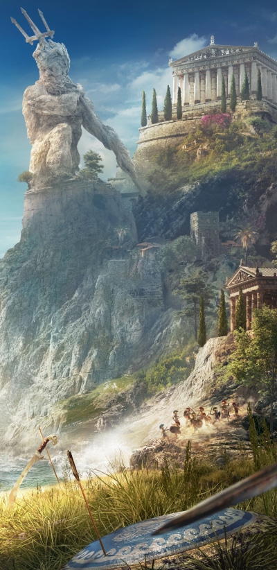 Video Game Assassins Creed Odyssey, 1440x2960