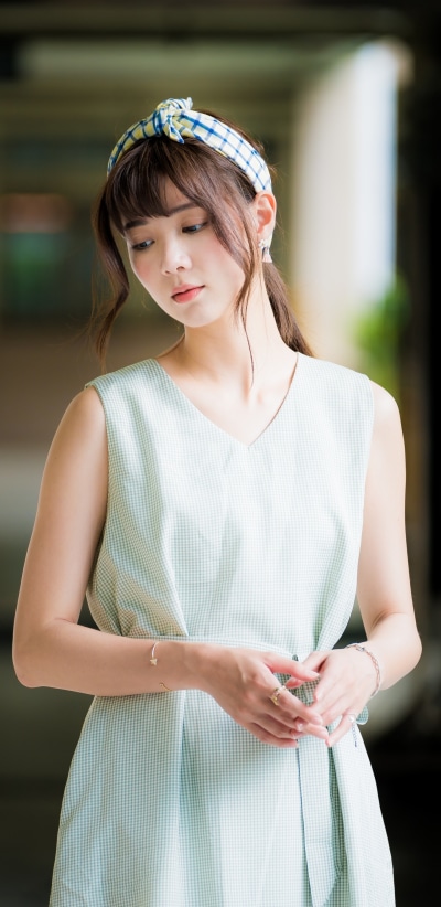 Women Model, Brunette, Asian, Dress, 1440x2960