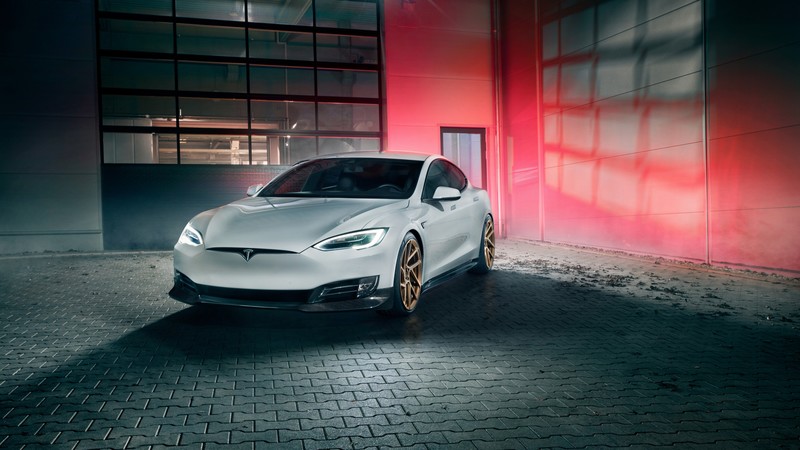 Tesla Model S, electric car, 4k