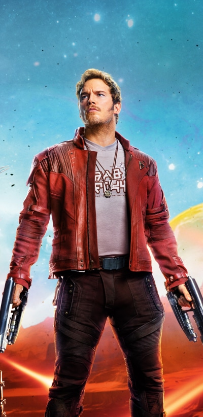 Movie Guardians of the Galaxy Vol. 2, Chris Pratt, Star Lord, 1440x2960