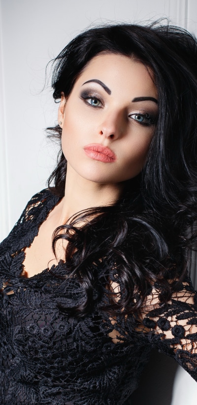 Women Model, Blue Eyes, 1440x2960