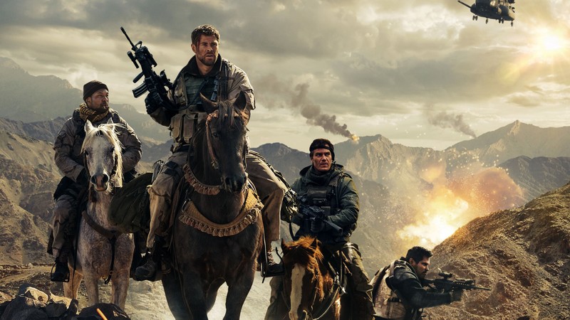 12 Strong, Chris Hemsworth, 4k