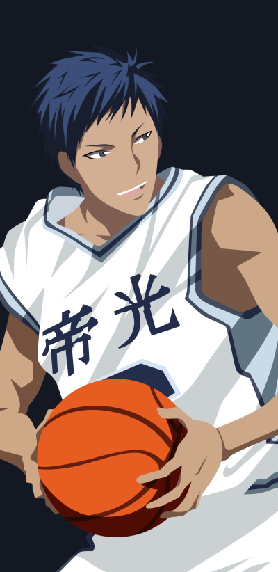 Anime Kurokos Basketball, Daiki Aomine, 1440x2960