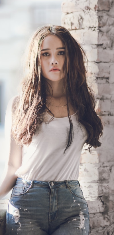 Women Model, Brunette, 1440x2960