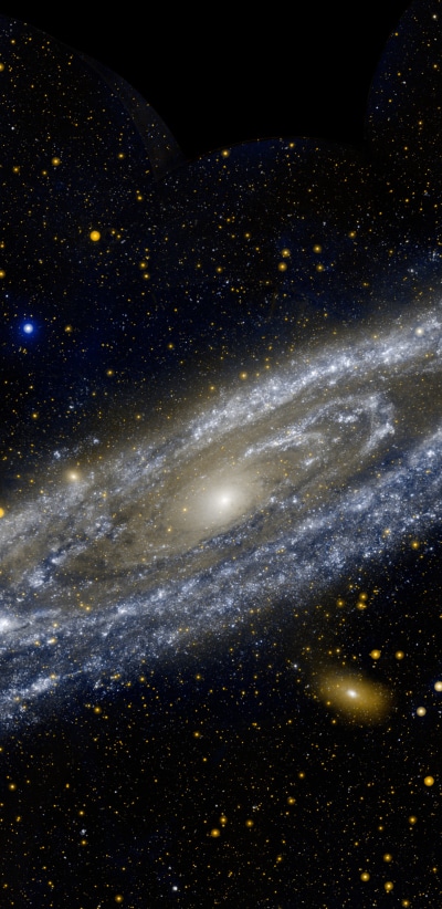 Sci Fi Galaxy, Stars, Space, 1440x2960