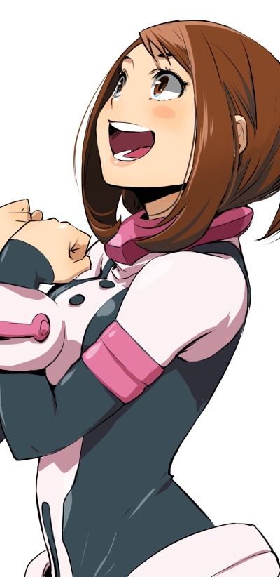 Anime My Hero Academia, Ochaco Uraraka, 1440x2960