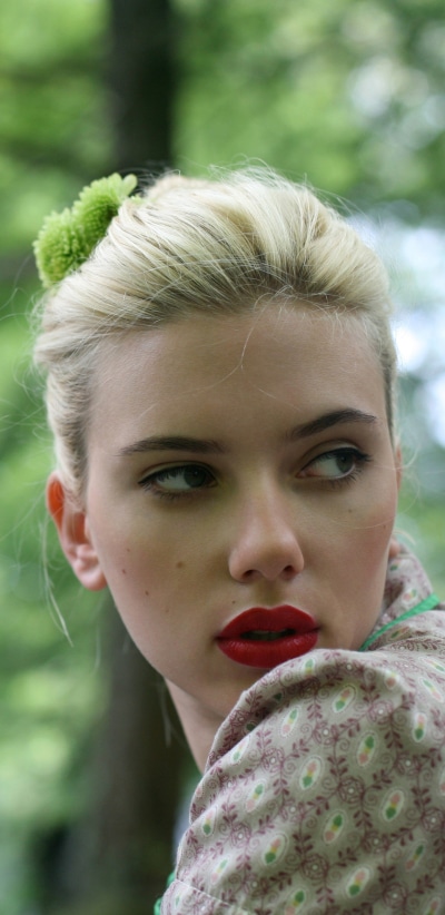 Celebrity Scarlett Johansson, Face, American, Lipstick, Blonde, Actress, 1440x2960