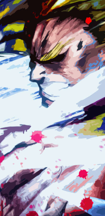 Anime My Hero Academia, All Might, 1440x2960