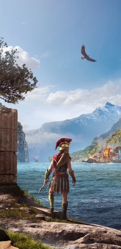 Video Game Assassins Creed Odyssey, 1440x2960