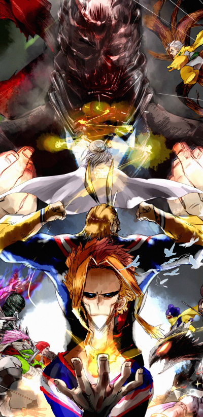 Anime My Hero Academia, 1440x2960