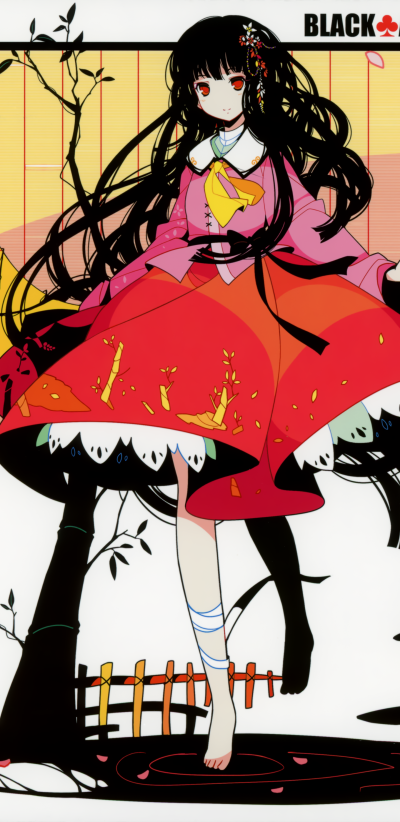 Anime Touhou, Kaguya Houraisan, 1440x2960