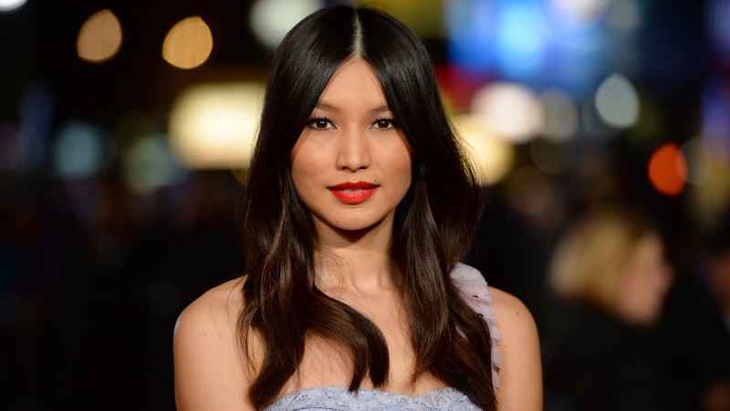 Gemma Chan, portrait, brunette, 4k