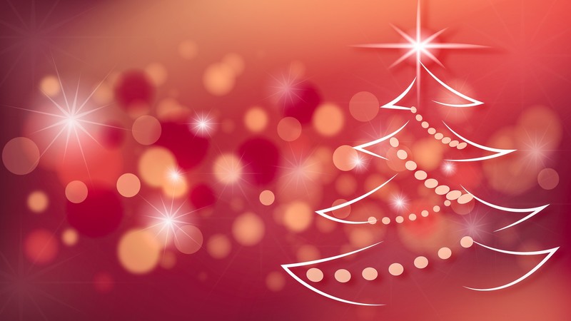 Christmas, New Year, fir-tree, , 4k