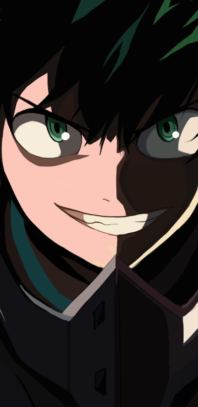 Anime My Hero Academia, Izuku Midoriya, 1440x2960