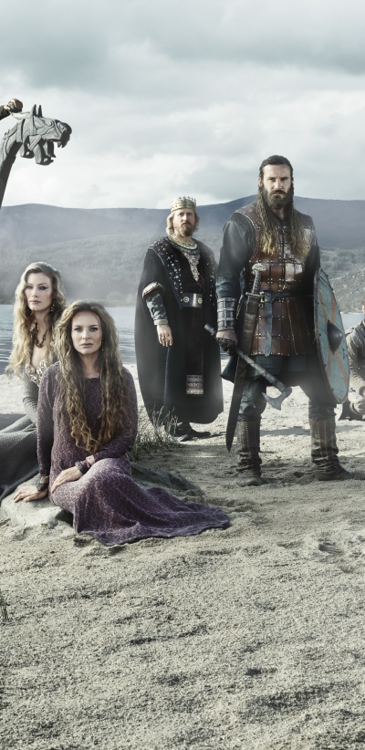 TV Show Vikings, Warrior, Ragnar Lothbrok, Drakkar, Vikings (TV Show), 1440x2960