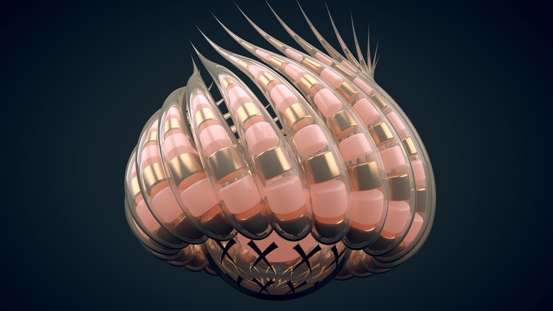 shape, abstract, 3D, 4k