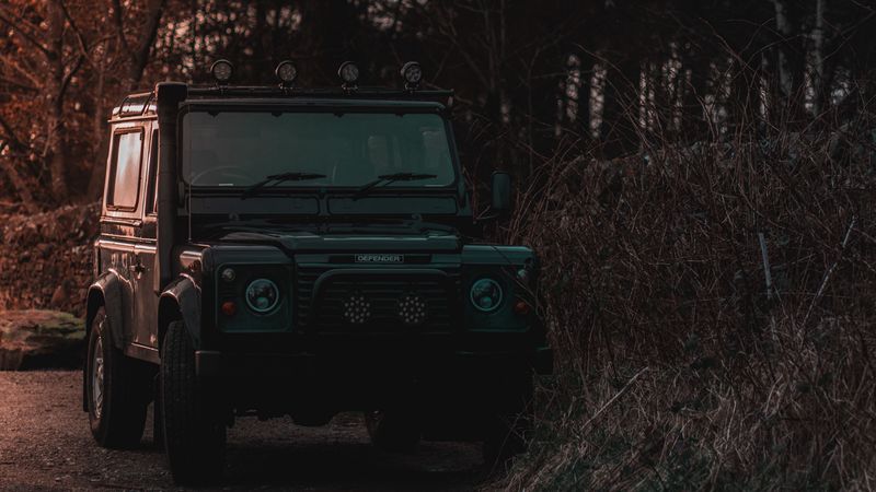 suv, car, front view, headlights, 4k