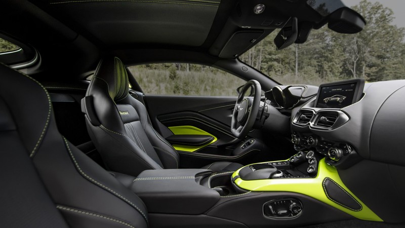 Aston Martin Vantage, interior, 2018 Cars, 4K