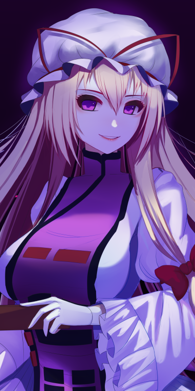 Anime Touhou, Yukari Yakumo, 1440x2880