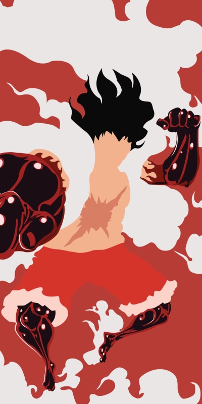 Anime One Piece, Monkey D. Luffy, 1440x2880