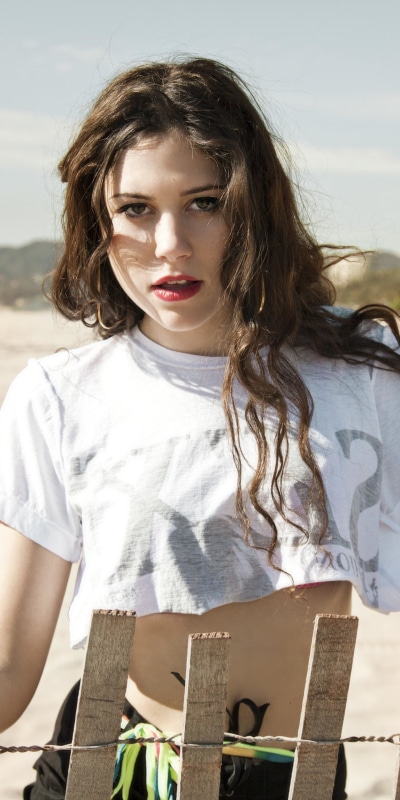 Women Model, Beach, Brunette, Lipstick, 1440x2880