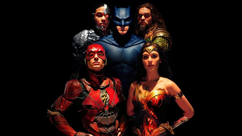 Justice League, Wonder Woman, Batman, The Flash, 4K