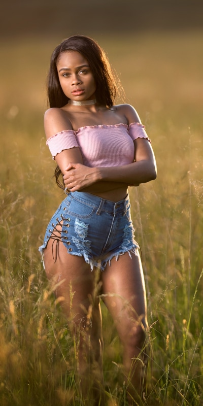 Women Model, Depth Of Field, Brunette, Field, 1440x2880