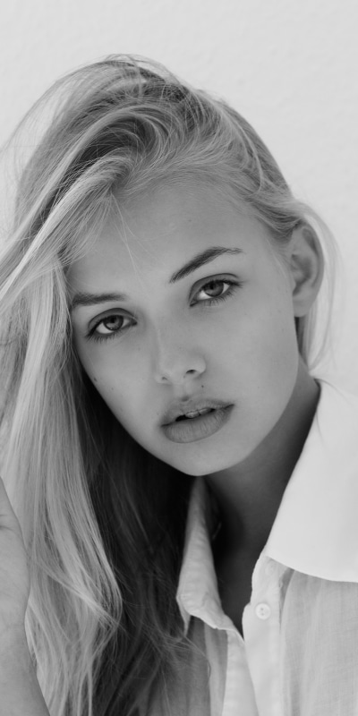 Women Model, Black and White, Monochrome, 1440x2880