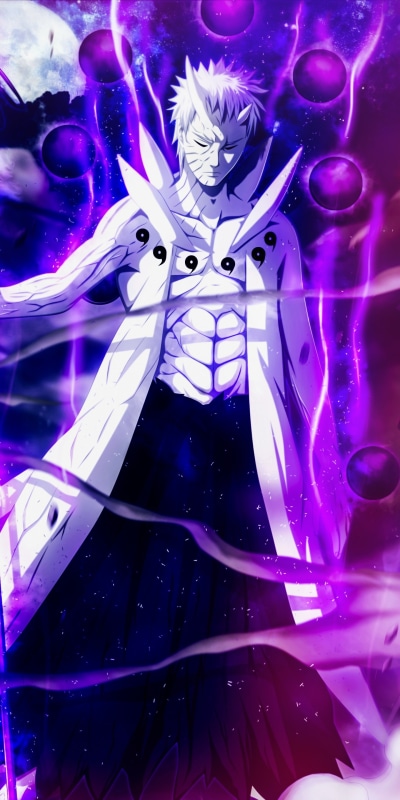 Anime Naruto, Obito Uchiha, Madara Uchiha, Sage Of Six Paths, 1440x2880