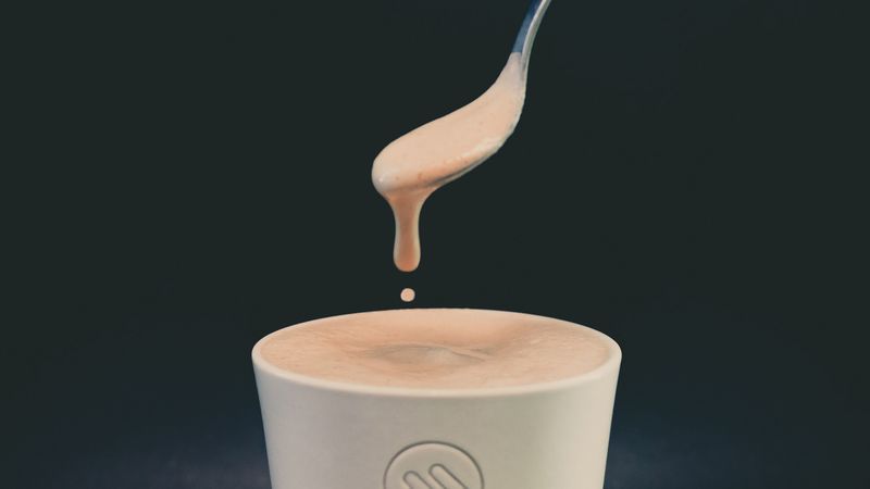 coffee, cappuccino, cup, spoon, foam, 4k